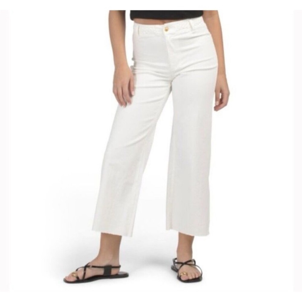 Oat Brand - Wide Leg White Women's Jeans